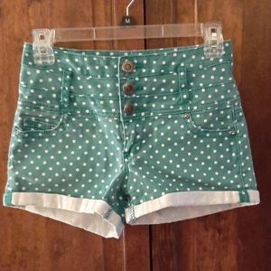 Adorable pokadot mini shorts